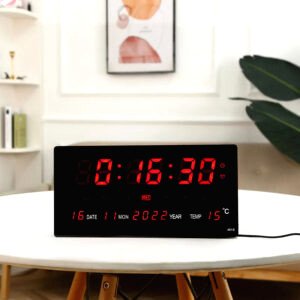 Horloge Numerique Rouge 4