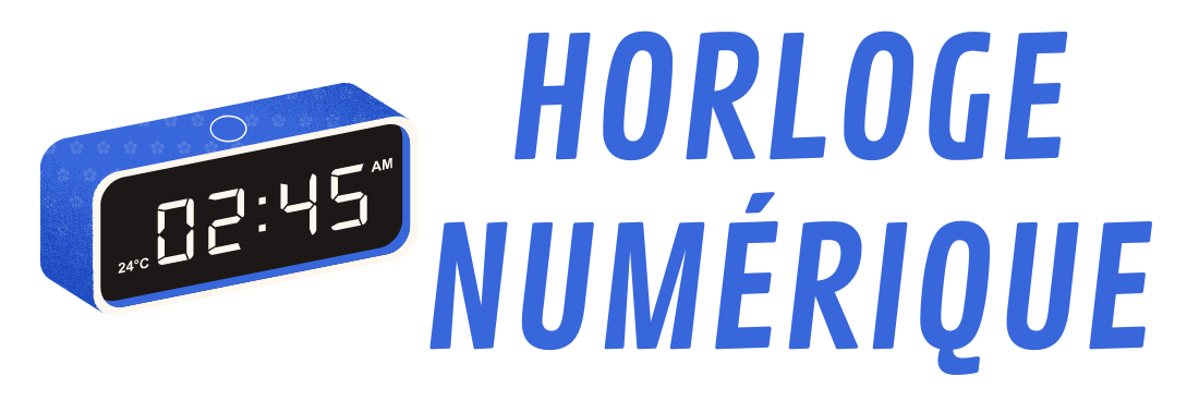 logo horloge numérique